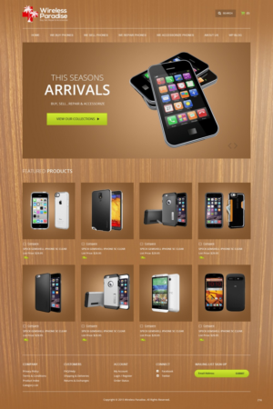 Web Design by pb for Wireless Paradise Franchising | Design: #7205216