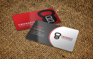 Crossfit Living The Dream Contact Cards  | Business Card Design by chandrayaan.creative