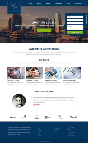Web-Design von pb für Kelly Barfield & CO dba AuctionLogics | Design: #7222544