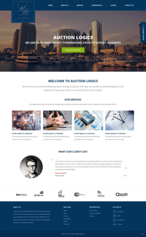 Web-Design von pb für Kelly Barfield & CO dba AuctionLogics | Design: #7222545
