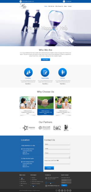 Web-Design von debdesign für Kelly Barfield & CO dba AuctionLogics | Design: #7220927