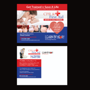 Postcard Design by NatPearlDesigns for Learn by Heart Services | Design: #7245898