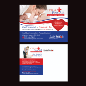 Postcard Design by NatPearlDesigns for Learn by Heart Services | Design: #7247199