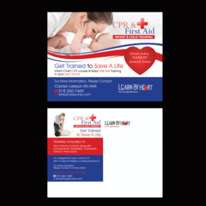 Postcard Design by NatPearlDesigns for Learn by Heart Services | Design #7269237