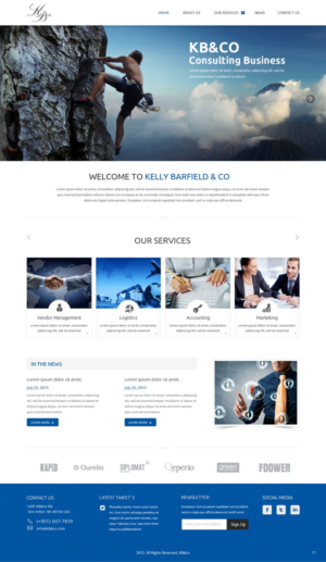 Web Design by pb for this project | Design: #7222772