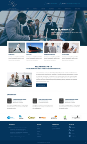 Web Design by pb for this project | Design: #7233699