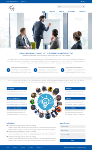 Web Design by Sujit Banerjee for this project | Design #7229368