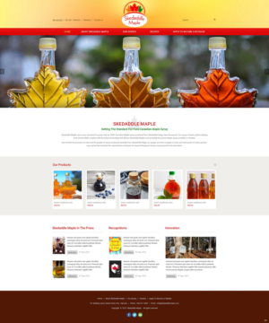 Web Design by pb for Maple Syrup Direct | Design: #7227390