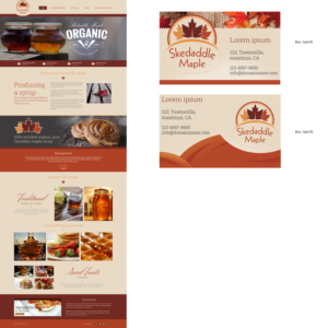 Web Design by Ritz Paul for Maple Syrup Direct | Design #7227367