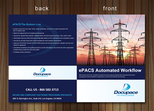 Design de Brochure par Sbss pour Docupace | Design : #1839114