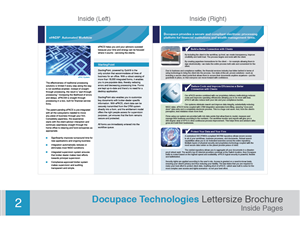 Design de Brochure par Ignited Design Studio pour Docupace | Design : #1843988