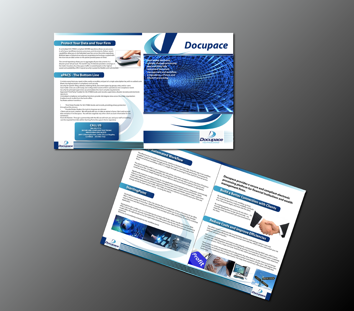 Design de Brochure par nafizrahat pour Docupace | Design #1831563