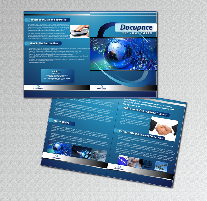 Design de Brochure par nafizrahat pour Docupace | Design #1836010