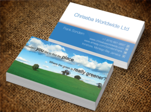 Business Card Design by Pixi Dust for Chriseba Worldwide Ltd. | Design: #7230765