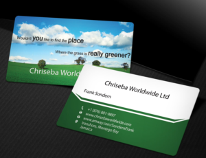 Business Card Design by Pixi Dust for Chriseba Worldwide Ltd. | Design: #7230770