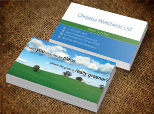 Business Card Design by Pixi Dust for Chriseba Worldwide Ltd. | Design: #7231324
