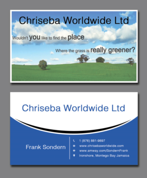 Business Card Design by Lanka Ama for Chriseba Worldwide Ltd. | Design: #7230709