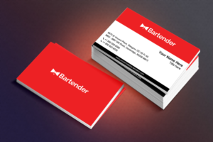 Mobile Bartending Service Business Cards | Business Card Design by Sandaruwan