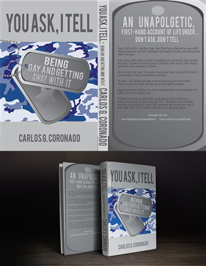 You Ask, I Tell:  Being Gay and Getting Away with It | Buchumschlag Design von IGlowCreationz