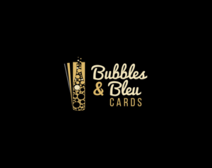 Logo-Design von uniquetarget für Bubbles & Bleu Cards | Design #7220807