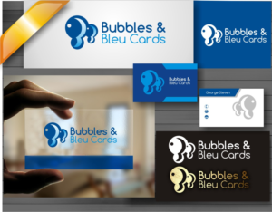 Logo-Design von ArifRif für Bubbles & Bleu Cards | Design #7215468