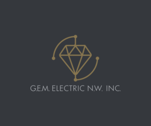 Logo Design by Thomas Embry-(flight design) for G.E.M. Electric NW, Inc. | Design: #7238077
