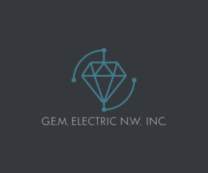 Logo Design by Thomas Embry-(flight design) for G.E.M. Electric NW, Inc. | Design: #7238078