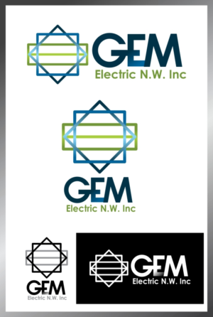 Logo-Design von reyes graphic design für G.E.M. Electric NW, Inc. | Design #7309830