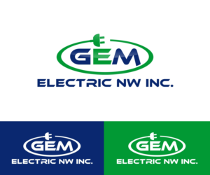 Logo Design by Sarah Graphic for G.E.M. Electric NW, Inc. | Design: #7231245