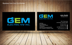 Logo Design by Sarah Graphic for G.E.M. Electric NW, Inc. | Design: #7242318