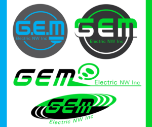 Logo-Design von dbelarde3 für G.E.M. Electric NW, Inc. | Design #7228013