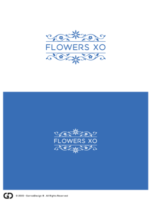 flowers xo | Logo Design by garrad