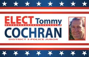 Thomas Cochran for Police Juror | Postcard Design by TedAtkinson