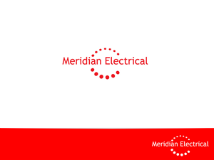 Logo Design by sameerawiky for Meridian Electrical Pty Ltd | Design: #1872455