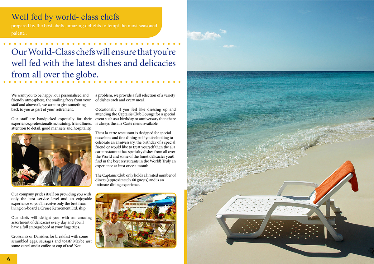 Diseño de Brochure por firasmoha para Cruise Retirement Ltd. | Diseño #1863967