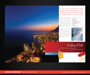 Design de Brochure par kianoke pour Cruise Retirement Ltd. | Design : #1924092