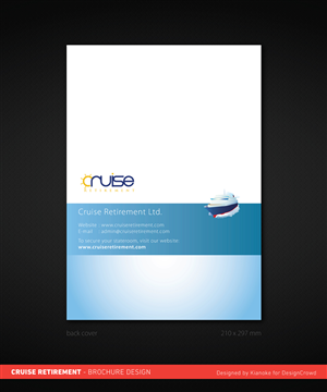 Brochure Design by kianoke for Cruise Retirement Ltd. | Design: #1924127