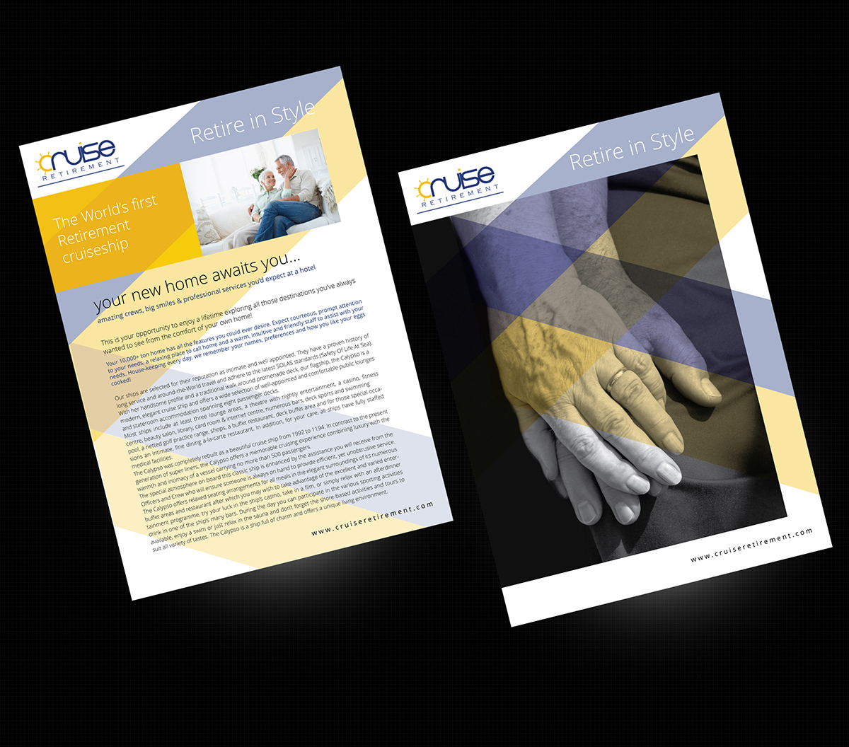 Diseño de Brochure por Designer Destiny para Cruise Retirement Ltd. | Diseño #1875135