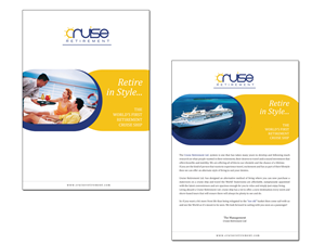 Brochure Design by roopaljain for Cruise Retirement Ltd. | Design: #1875712