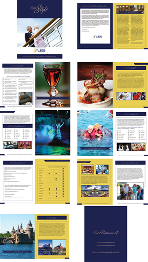 Broschüren-Design von JAC Marketing für Cruise Retirement Ltd. | Design: #1959155