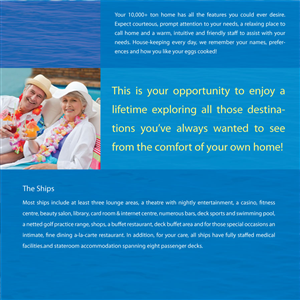 Brochure Design by Impressive Solutions for Cruise Retirement Ltd. | Design: #1843879