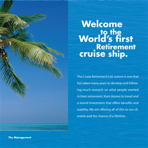 Brochure Design by Impressive Solutions for Cruise Retirement Ltd. | Design: #1843883