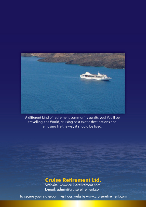 Brochure Design by Impressive Solutions for Cruise Retirement Ltd. | Design #1869832