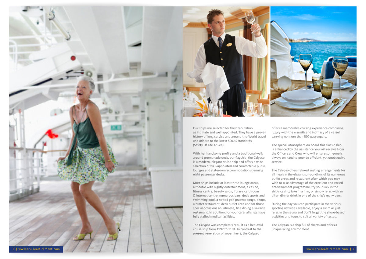 Brochure Design by tanya for Cruise Retirement Ltd. | Design #1904648