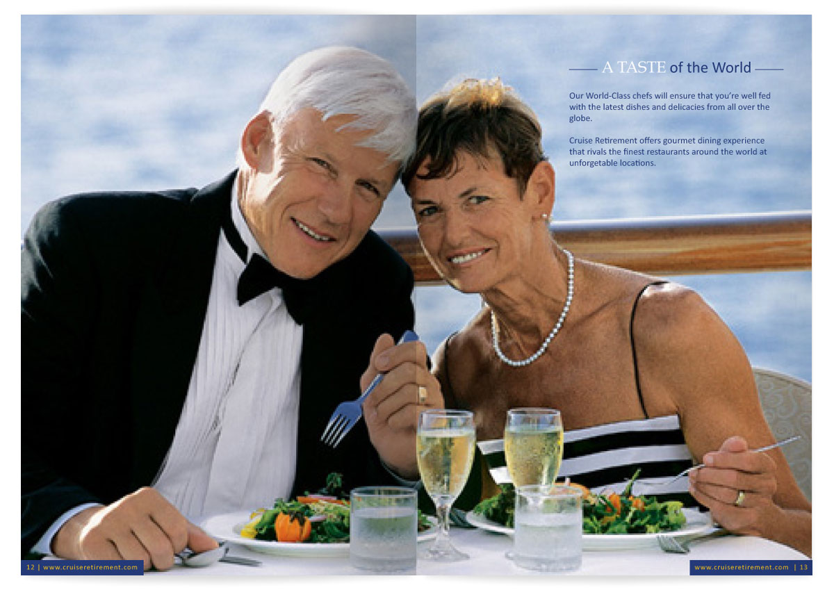 Brochure Design by tanya for Cruise Retirement Ltd. | Design #1904657