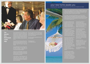 Design de Brochure par barinix pour Cruise Retirement Ltd. | Design : #1852703