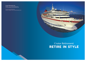Brochure Design by barinix for Cruise Retirement Ltd. | Design #1853500