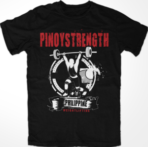 Philippines Olympic Weightlifting designs | T-shirt Design by BABLEO