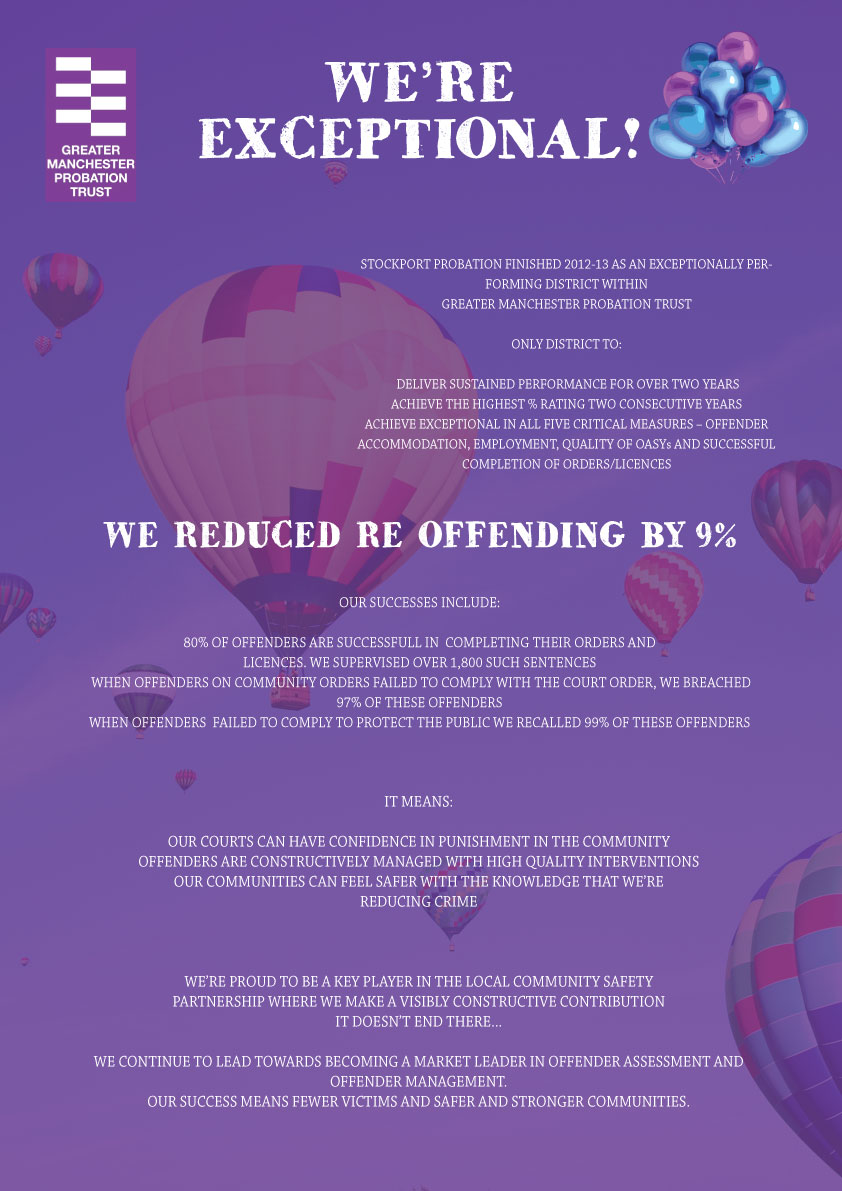 Design de Poster par HollyJameson pour Stockport Probation Office | Design #1834863