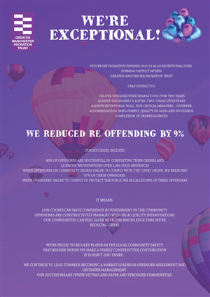 Diseño de Póster por HollyJameson para Stockport Probation Office | Diseño: #1834863